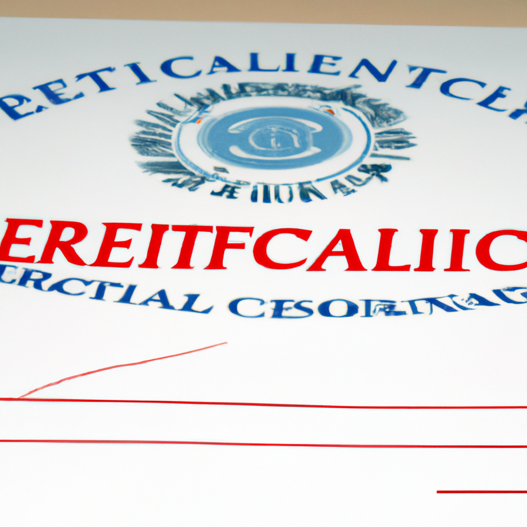 Certificato
